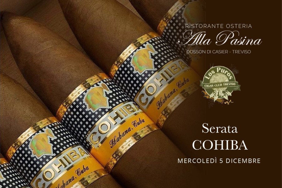 Serata sigari Cohiba