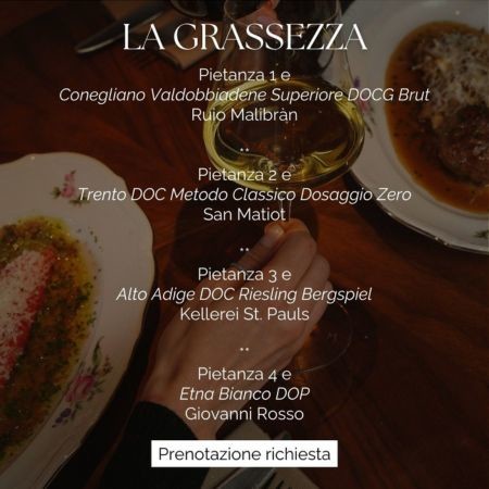 FOOD PAIRING NON SOLO FEELING LA GRASSEZZA