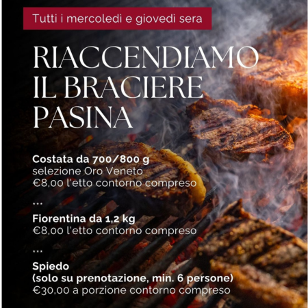 RIACCENDIAMO IL BRACERE PASINA!