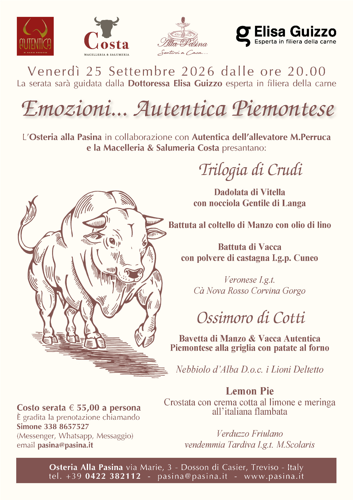 Emozioni... Autentica Piemontese menu